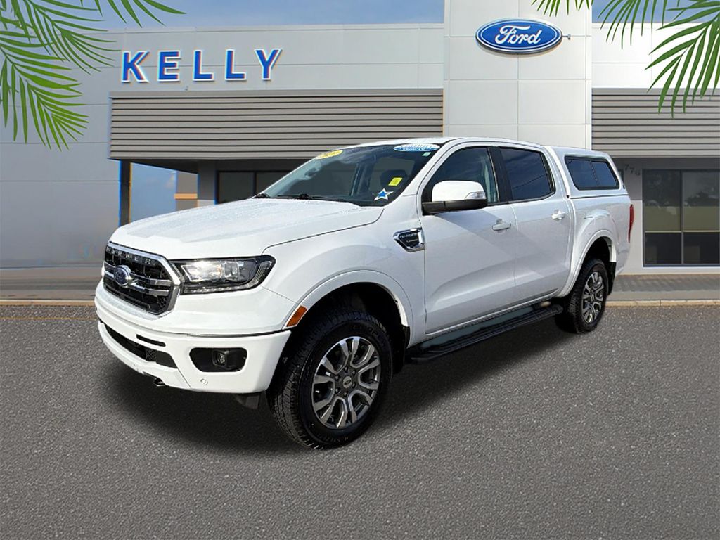 Oxford White 2021 Ford Ranger Pickup Truck Four-Wheel Drive Automatic