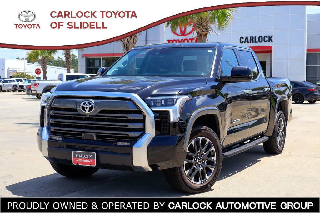 Midnight Black Metallic 2023 Toyota Tundra Pickup Truck Four-Wheel Drive Automatic