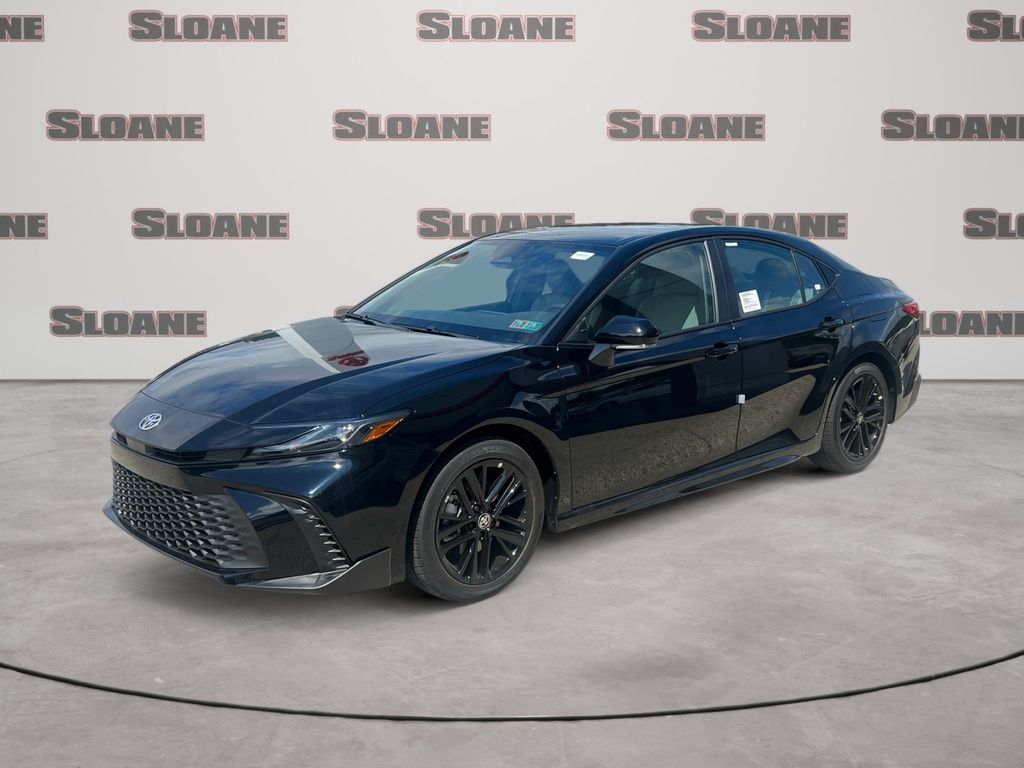 Midnight Black Metallic 2026 Toyota Camry Sedan Front-Wheel Drive Continuously Variable Transmission