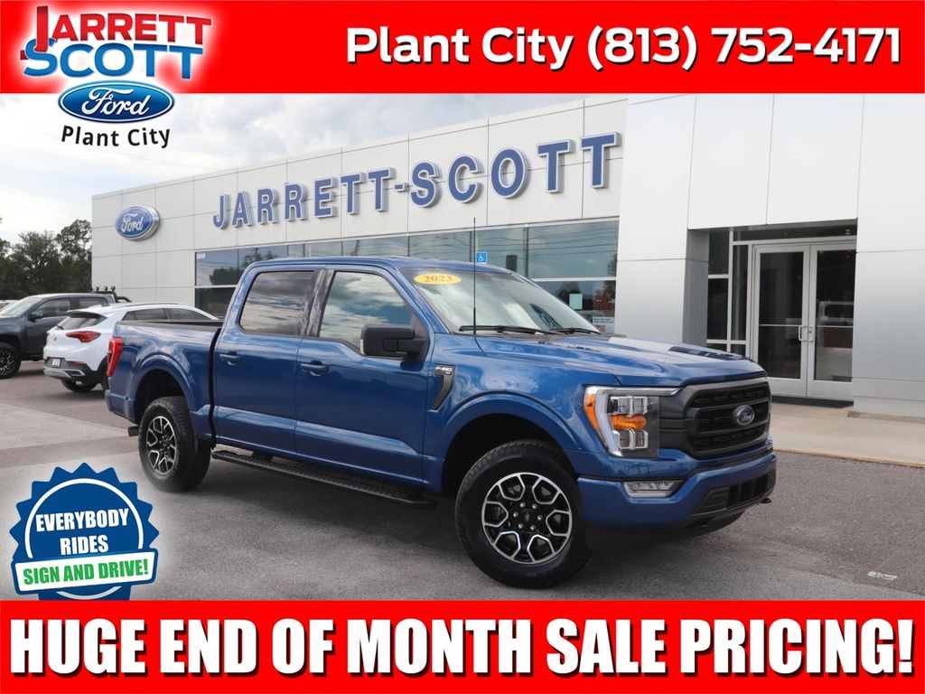 Atlas Blue Metallic 2023 Ford F-150 Pickup Truck Four-Wheel Drive Automatic