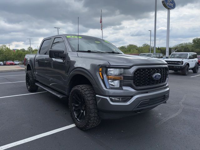Gray Metallic 2023 Ford F-150 XL SuperCrew 4WD Pickup Truck Four-Wheel Drive Automatic