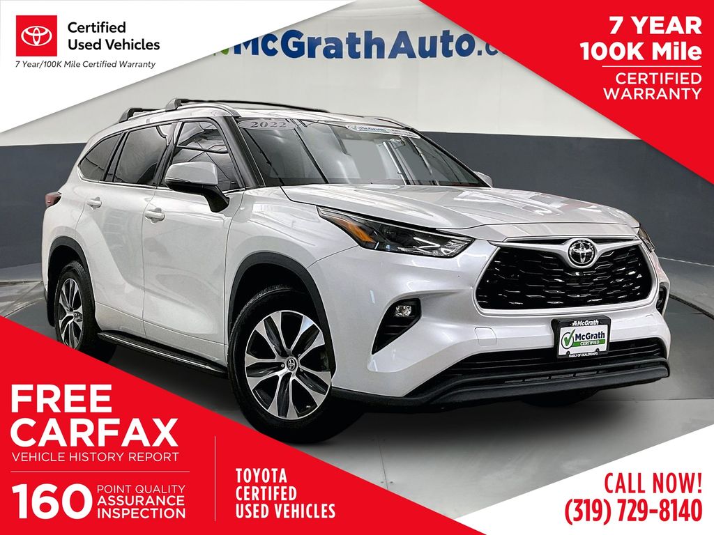 Pearl 2022 Toyota Highlander SUV / Crossover All-Wheel Drive 8-Speed Automatic