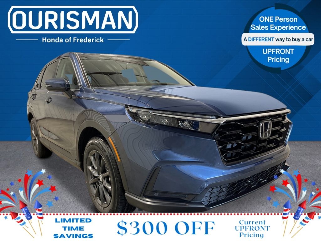 Canyon River Blue Metallic 2026 Honda CR-V SUV / Crossover All-Wheel Drive Continuously Variable Transmission