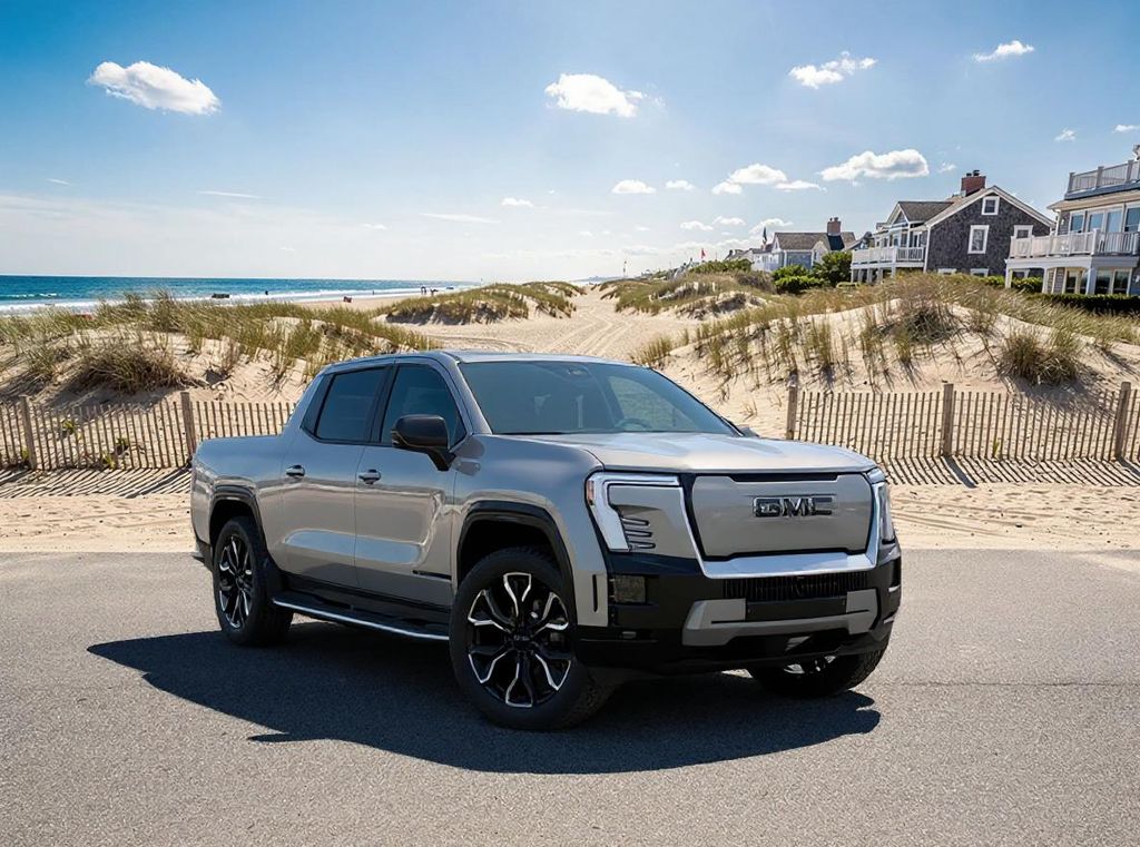 Thunderstorm Gray 2024 GMC Sierra EV Pickup Truck All-Wheel Drive 1-Speed Automatic