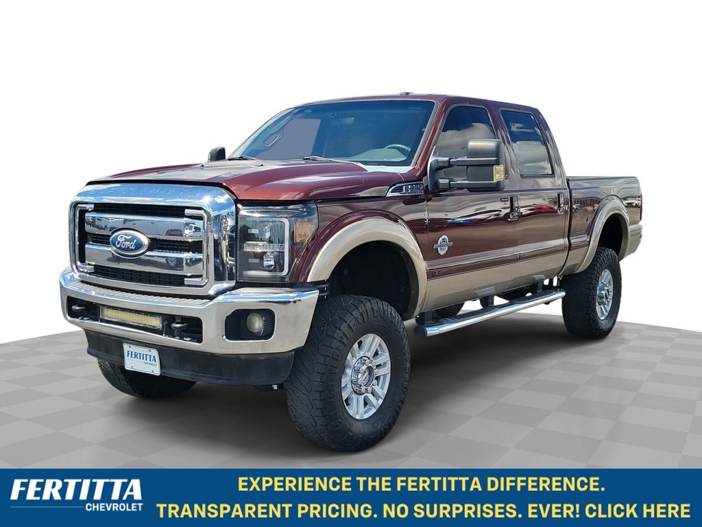 Black 2011 Ford F-250 Super Duty Pickup Truck Four-Wheel Drive 6-Speed Automatic Overdrive
