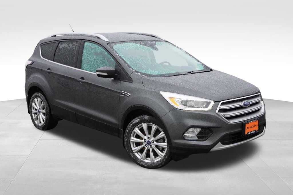 Gray (Magnetic Metallic) 2017 Ford Escape Titanium AWD SUV / Crossover All-Wheel Drive 6-Speed Automatic