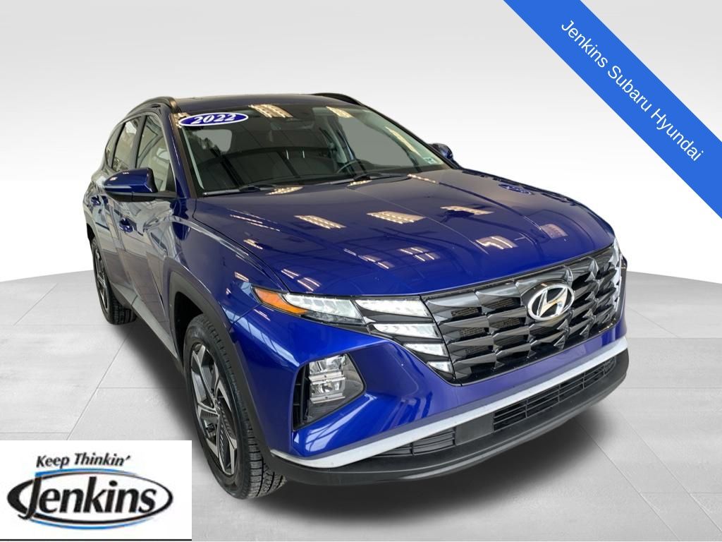 Intense Blue 2022 Hyundai Tucson SUV / Crossover All-Wheel Drive 8-Speed Automatic