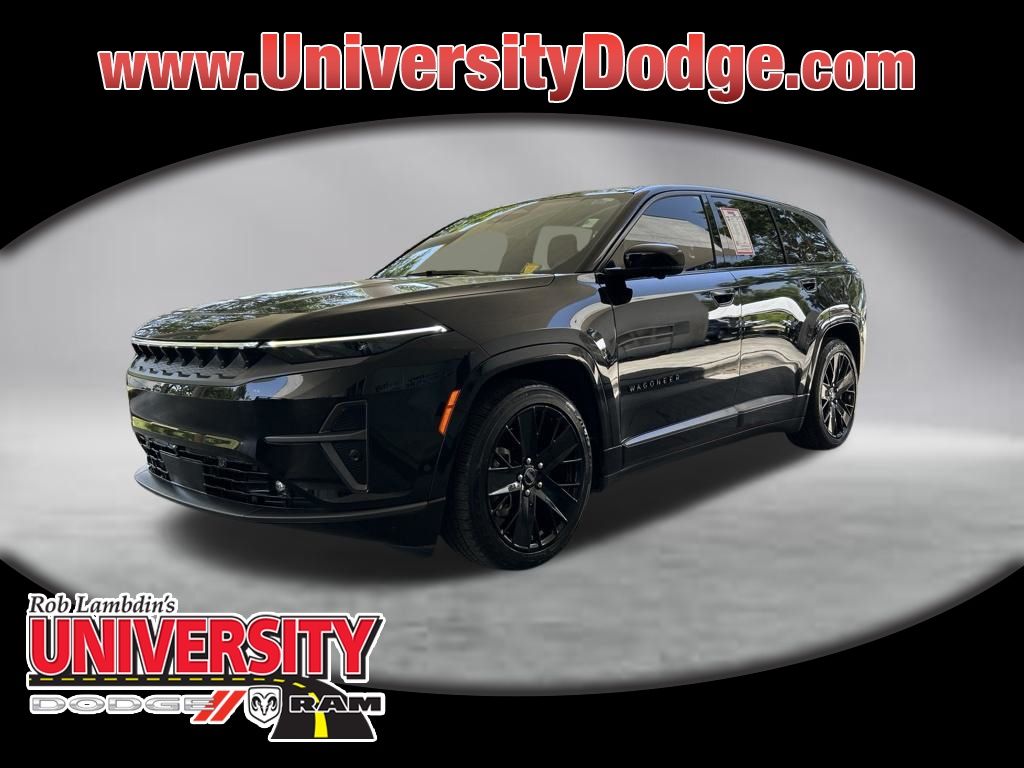 Diamond Black 2024 Jeep Wagoneer S SUV / Crossover Four-Wheel Drive 1-Speed Automatic