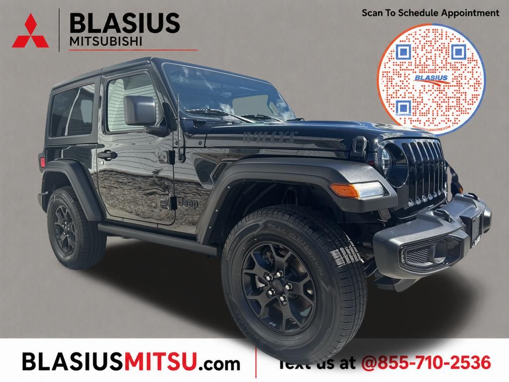 Black Clearcoat 2022 Jeep Wrangler SUV / Crossover Four-Wheel Drive 8-Speed Automatic