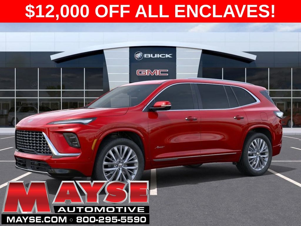 Cherry Red Tintcoat 2026 Buick Enclave SUV / Crossover Four-Wheel Drive 8-Speed Automatic