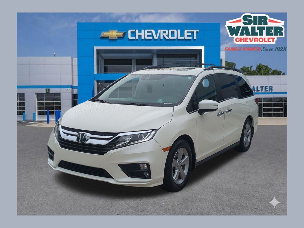 White Diamond Pearl 2019 Honda Odyssey EX-L FWD Minivan Front-Wheel Drive 9-Speed Automatic