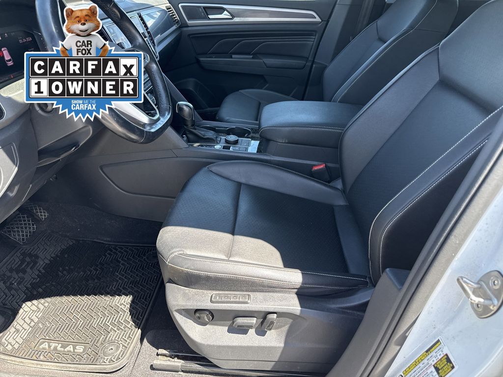 2020 Volkswagen Atlas Cross Sport 2.0T SEL White at AutoSavvy Houston Southwest