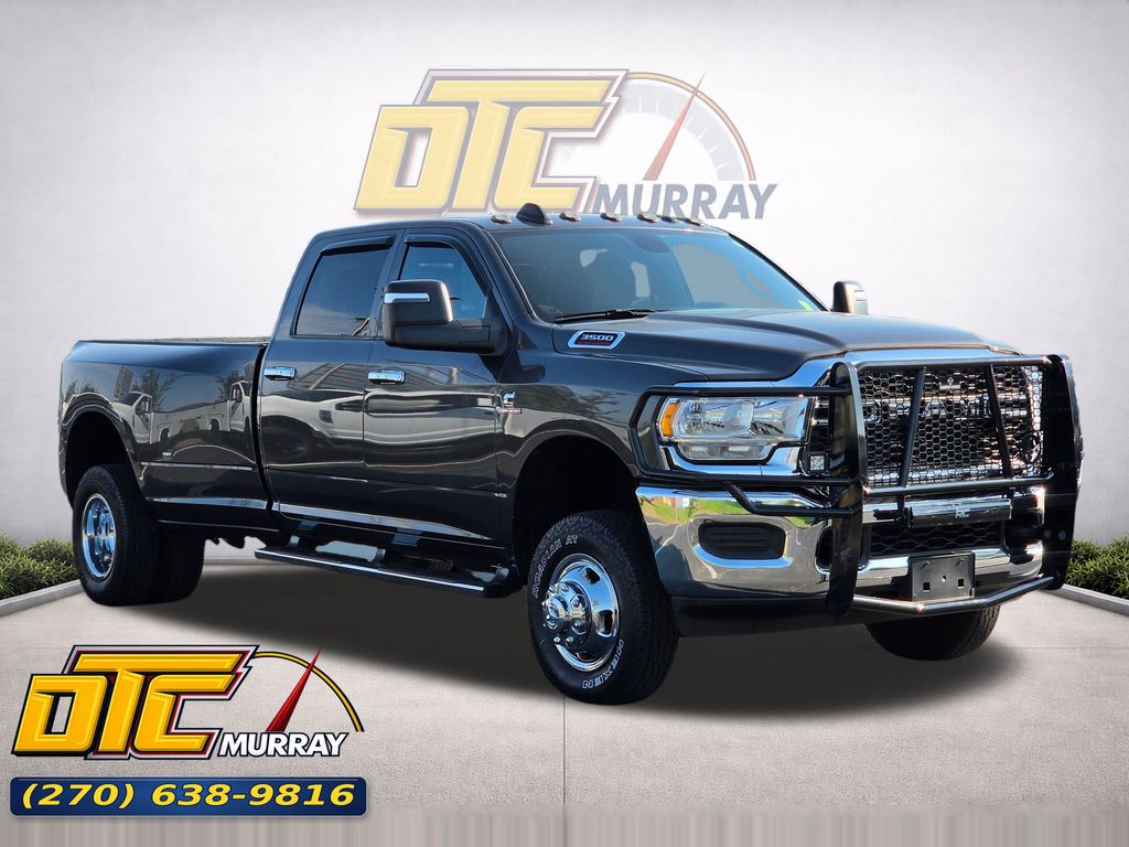 Gray (Granite Crystal Metallic Clearcoat) 2024 RAM 3500 Pickup Truck Four-Wheel Drive 6-Speed Automatic