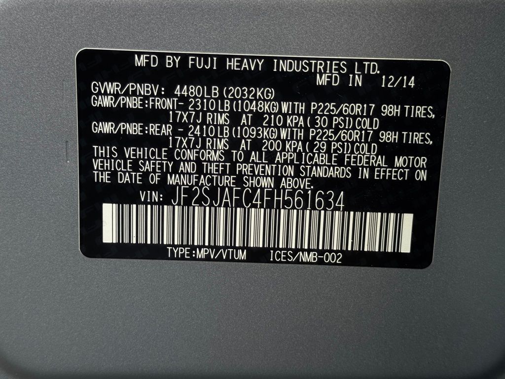 2015 Subaru Forester 2.5i Premium