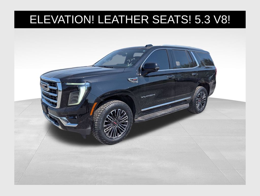 Onyx Black 2025 GMC Yukon Elevation 4WD SUV / Crossover Four-Wheel Drive