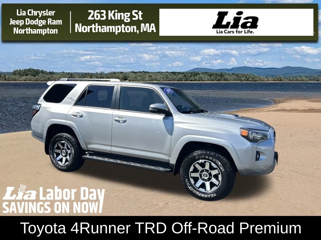 Classic Silver Metallic 2021 Toyota 4Runner SUV / Crossover Four-Wheel Drive 5-Speed Automatic Overdrive