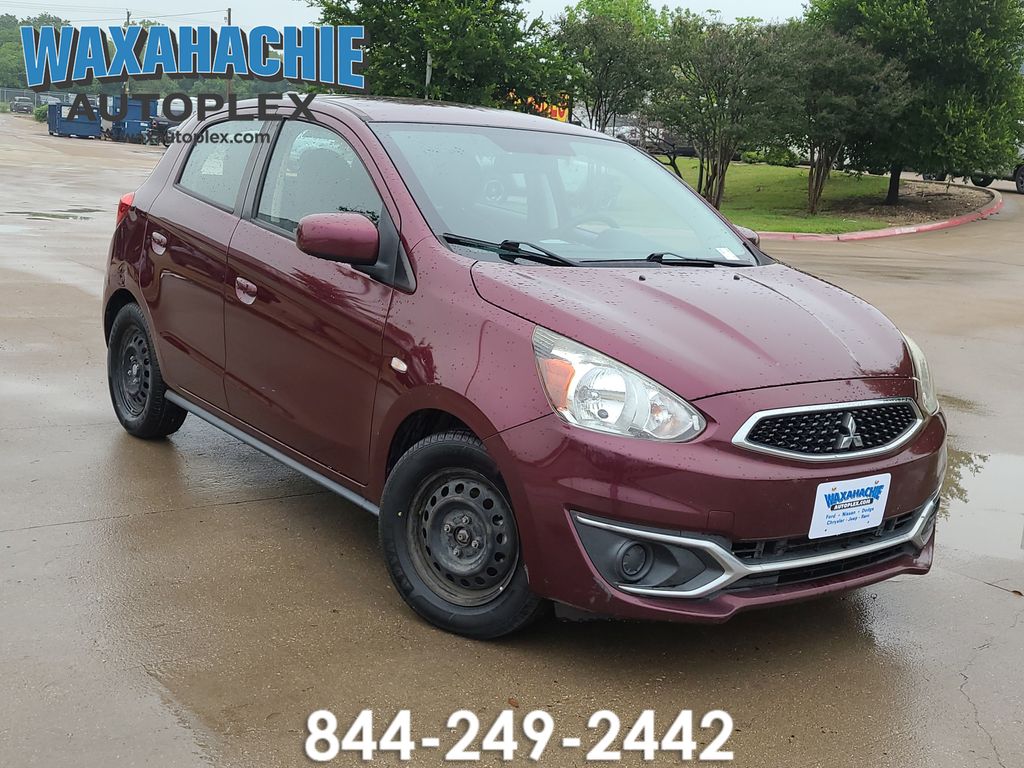 Wine Red Metallic 2020 Mitsubishi Mirage ES FWD Hatchback Front-Wheel Drive Continuously Variable Transmission