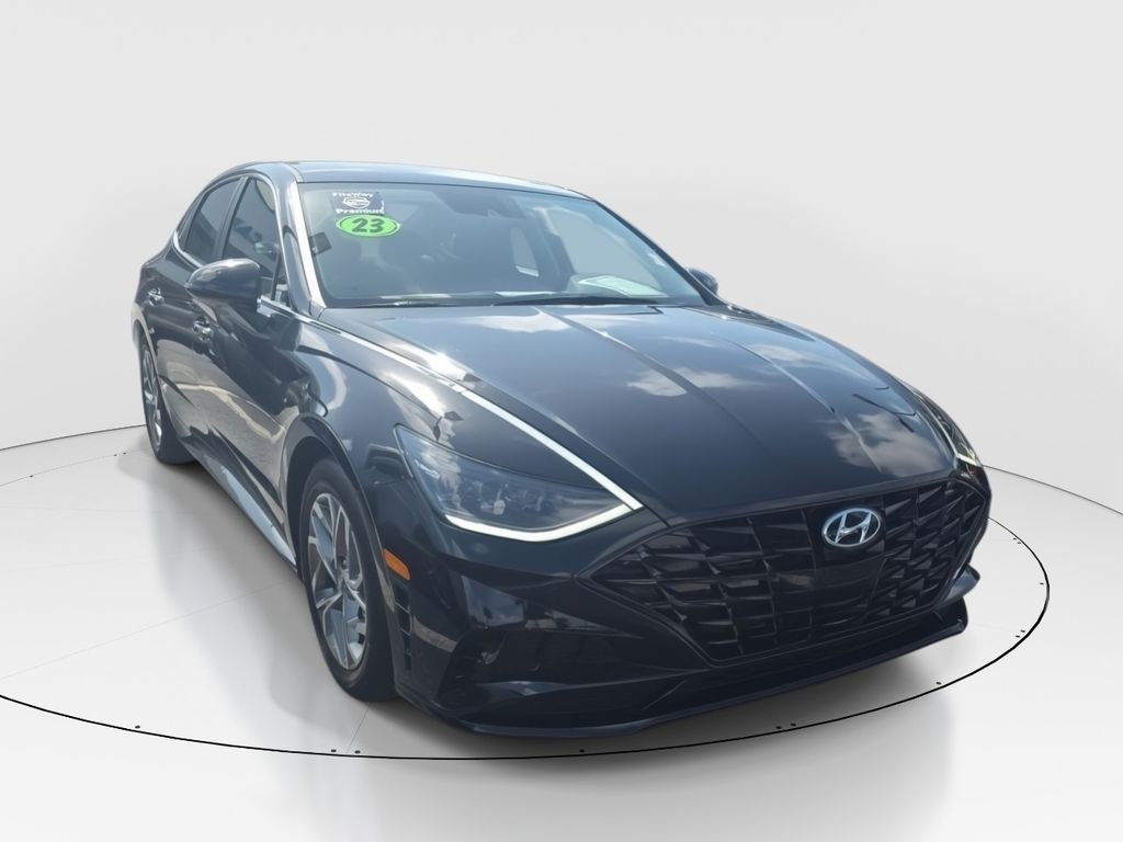 Carbon Blue 2023 Hyundai Sonata SEL FWD Sedan Front-Wheel Drive 8-Speed Automatic