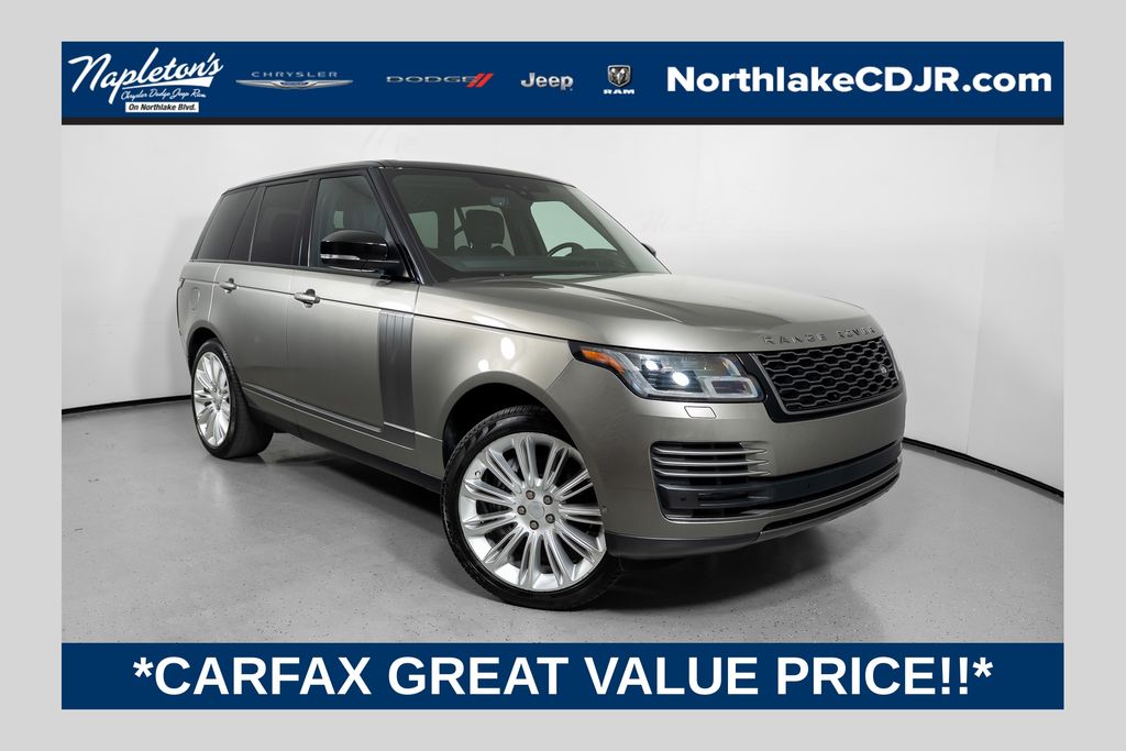 Santorini Black Metallic 2019 Land Rover Range Rover SUV / Crossover All-Wheel Drive 8-Speed Automatic