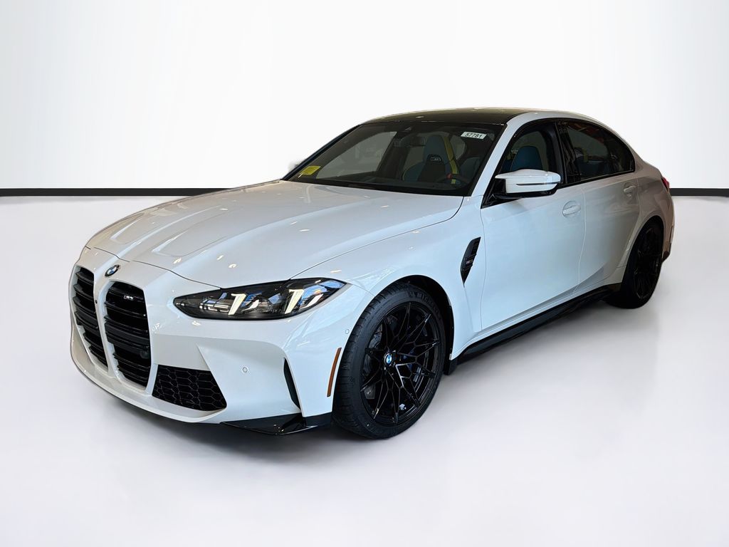 Alpine White 2027 BMW M3 Sedan Rear-Wheel Drive 6-Speed Manual