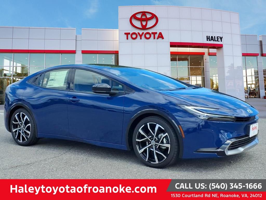Blue 2026 Toyota Prius Plug-In Hybrid Hatchback Front-Wheel Drive Continuously Variable Transmission