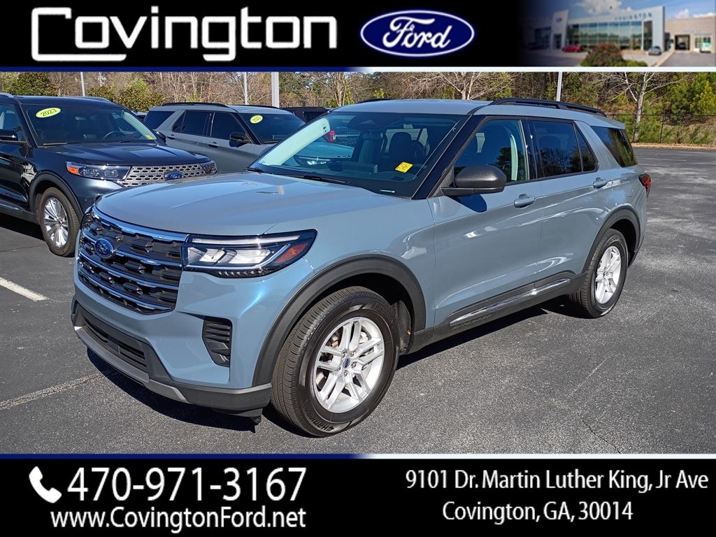 Vapor Blue Metallic 2025 Ford Explorer SUV / Crossover Rear-Wheel Drive Automatic