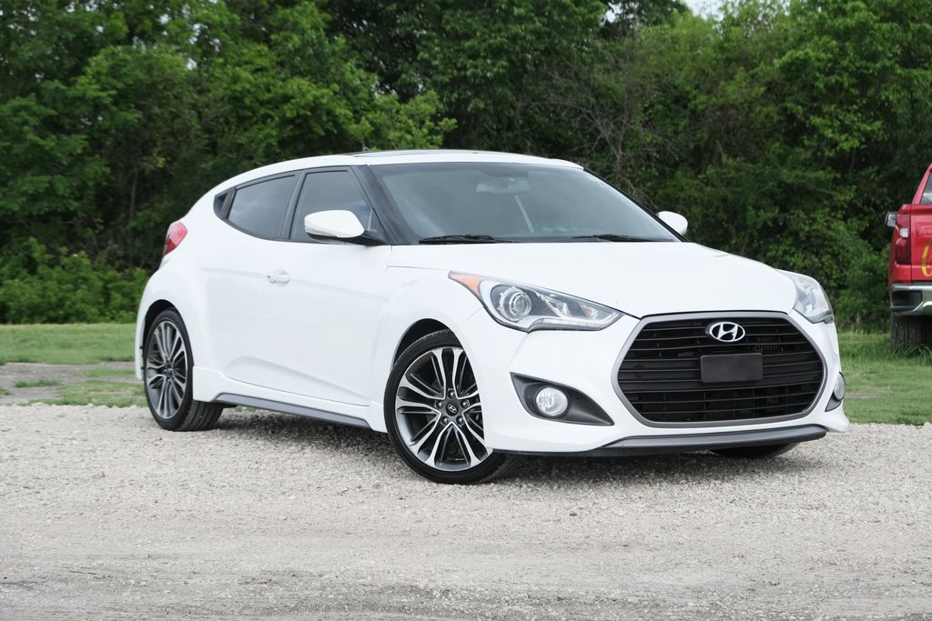 Elite White Pearl 2017 Hyundai Veloster Turbo R-Spec FWD Coupe Front-Wheel Drive 7-Speed Dual Clutch