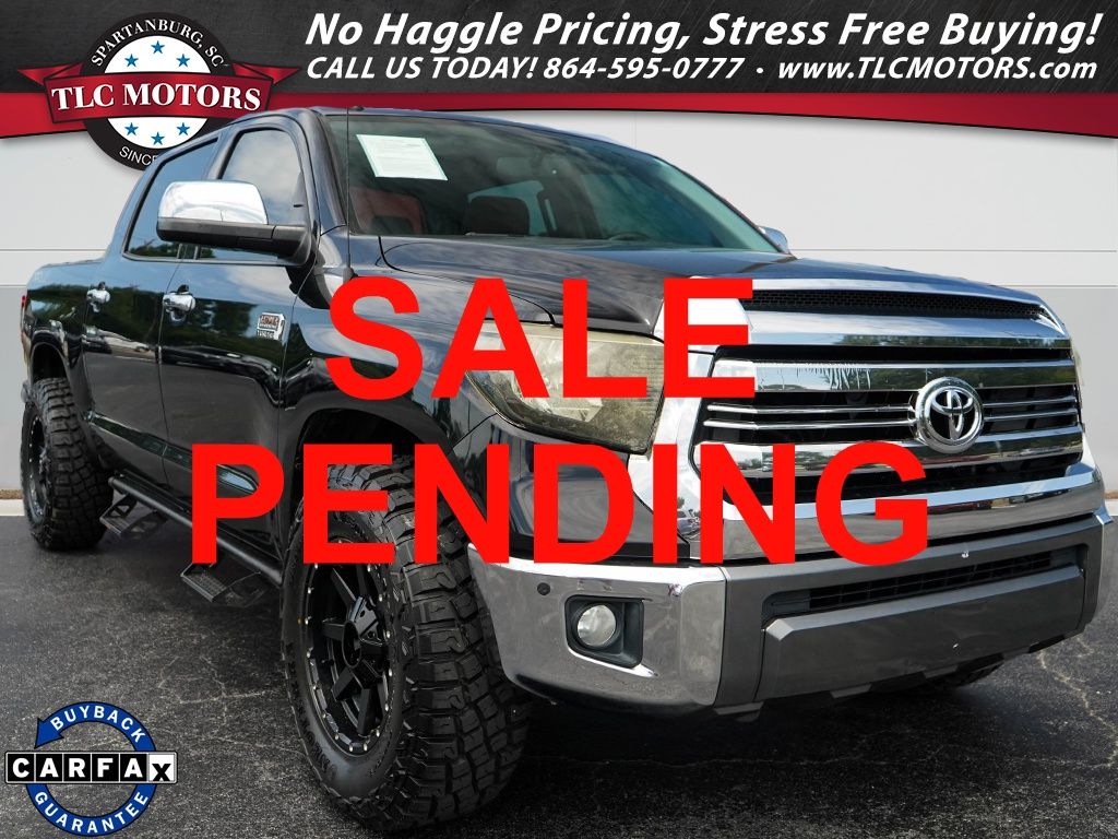 2017 Toyota Tundra Pickup Truck Four-Wheel Drive 6-Speed Automatic Overdrive