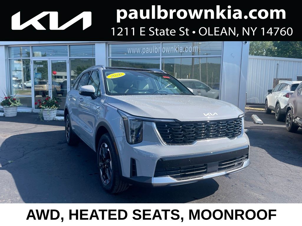 Wolf Gray 2026 Kia Sorento SUV / Crossover All-Wheel Drive 8-Speed Automatic