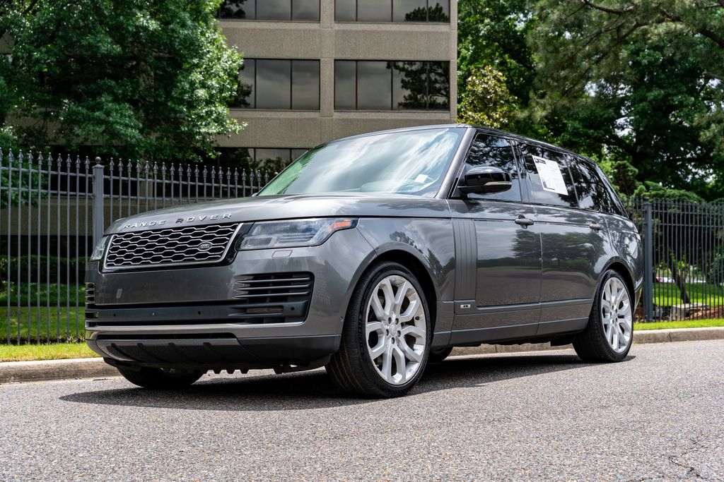 Gray 2018 Land Rover Range Rover V8 Supercharged LWB 4WD SUV / Crossover All-Wheel Drive 8-Speed Automatic
