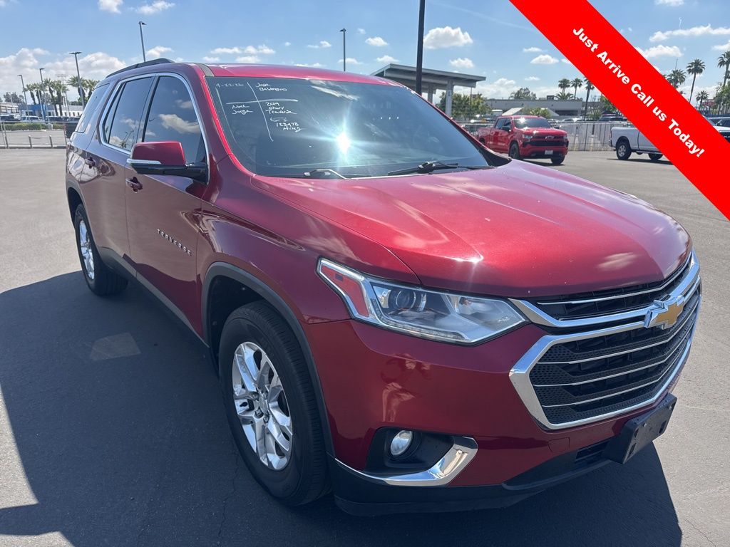 Cajun Red Tintcoat 2019 Chevrolet Traverse LT Cloth FWD SUV / Crossover Front-Wheel Drive 9-Speed Automatic