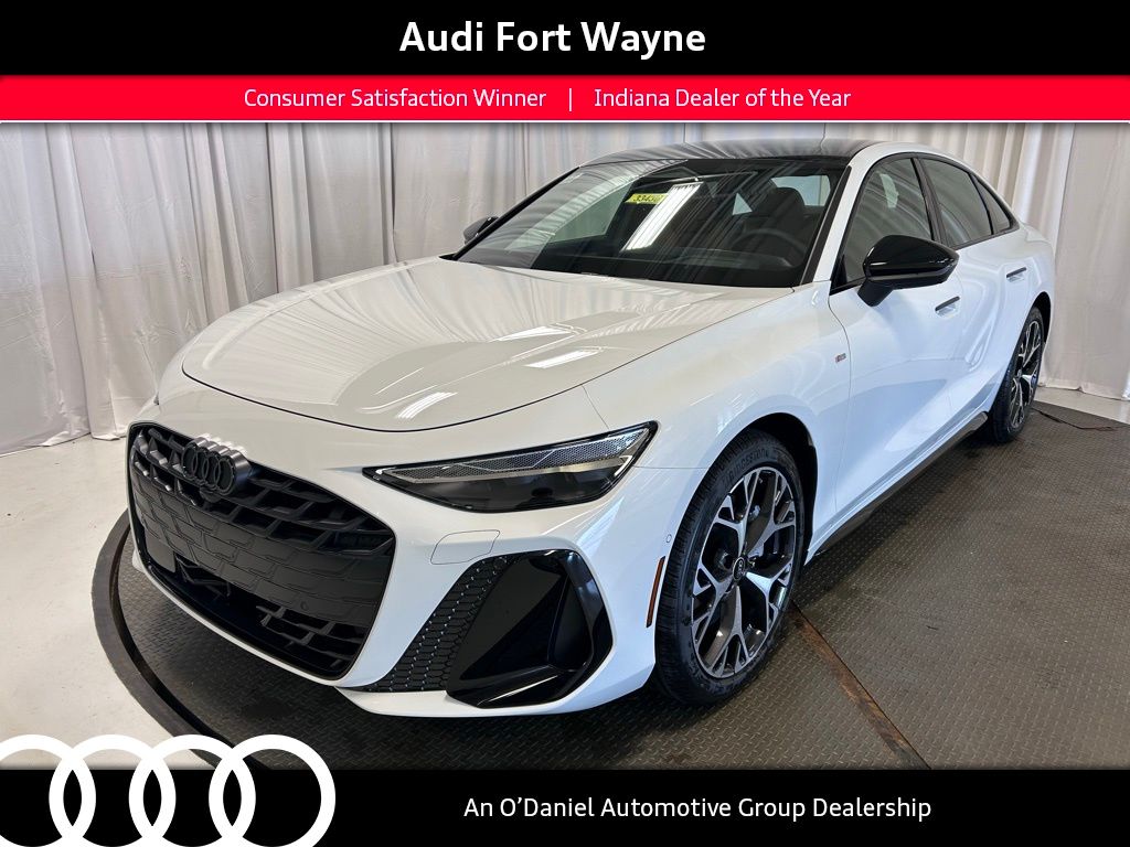 Glacier White Metallic 2026 Audi A6 quattro Progressiv TFSI Sedan 7-Speed Automatic