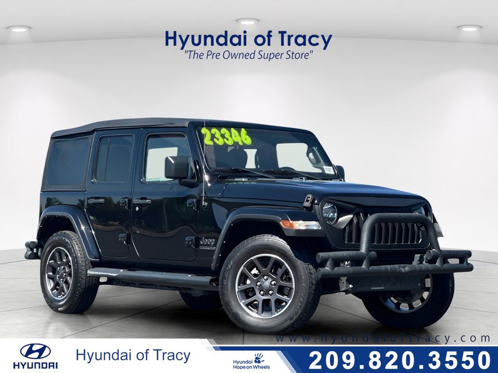 Black Clearcoat 2021 Jeep Wrangler SUV / Crossover Four-Wheel Drive 8-Speed Automatic