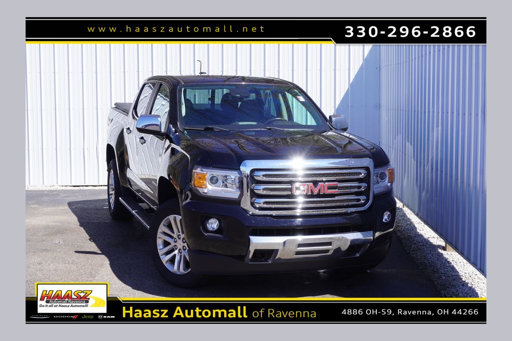 Onyx Black 2019 GMC Canyon Pickup Truck Four-Wheel Drive 8-Speed Automatic