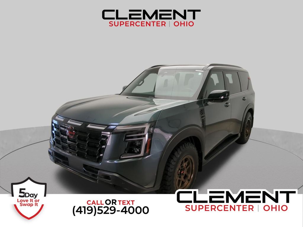 Alpine Metallic/Super Black 2025 Nissan Armada SUV / Crossover Four-Wheel Drive 9-Speed Automatic