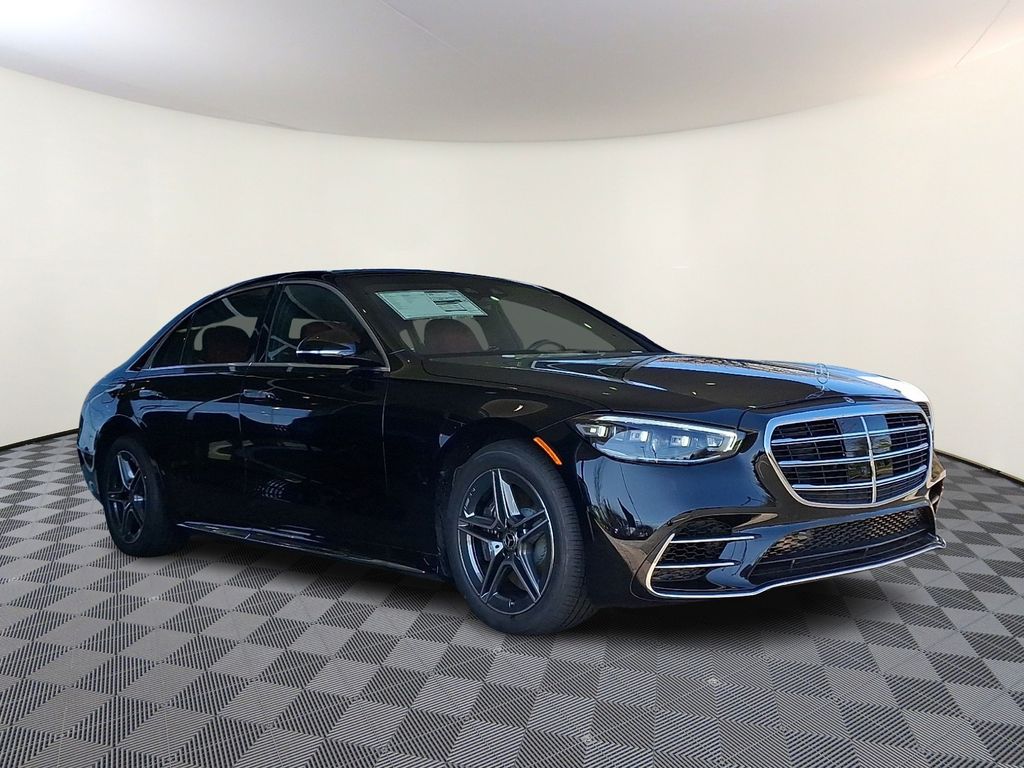 Black 2026 Mercedes-Benz S-Class Sedan All-Wheel Drive 9-Speed Automatic