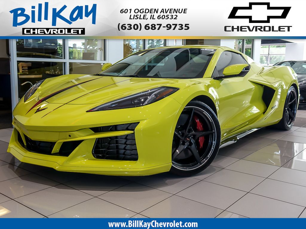 Accelerate Yellow Metallic 2024 Chevrolet Corvette E-Ray Convertible All-Wheel Drive 8-Speed Dual Clutch