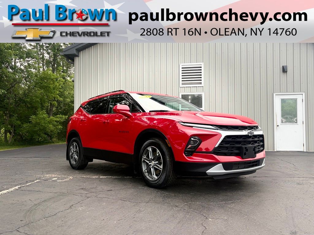 Red Hot 2023 Chevrolet Blazer SUV / Crossover All-Wheel Drive 9-Speed Automatic Overdrive