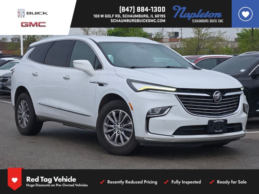 Summit White 2023 Buick Enclave SUV / Crossover Four-Wheel Drive 9-Speed Automatic