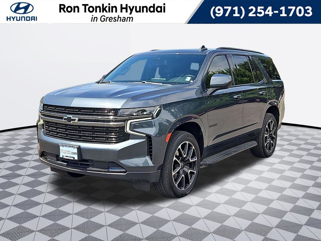 Shadow Gray Metallic 2021 Chevrolet Tahoe SUV / Crossover Four-Wheel Drive 