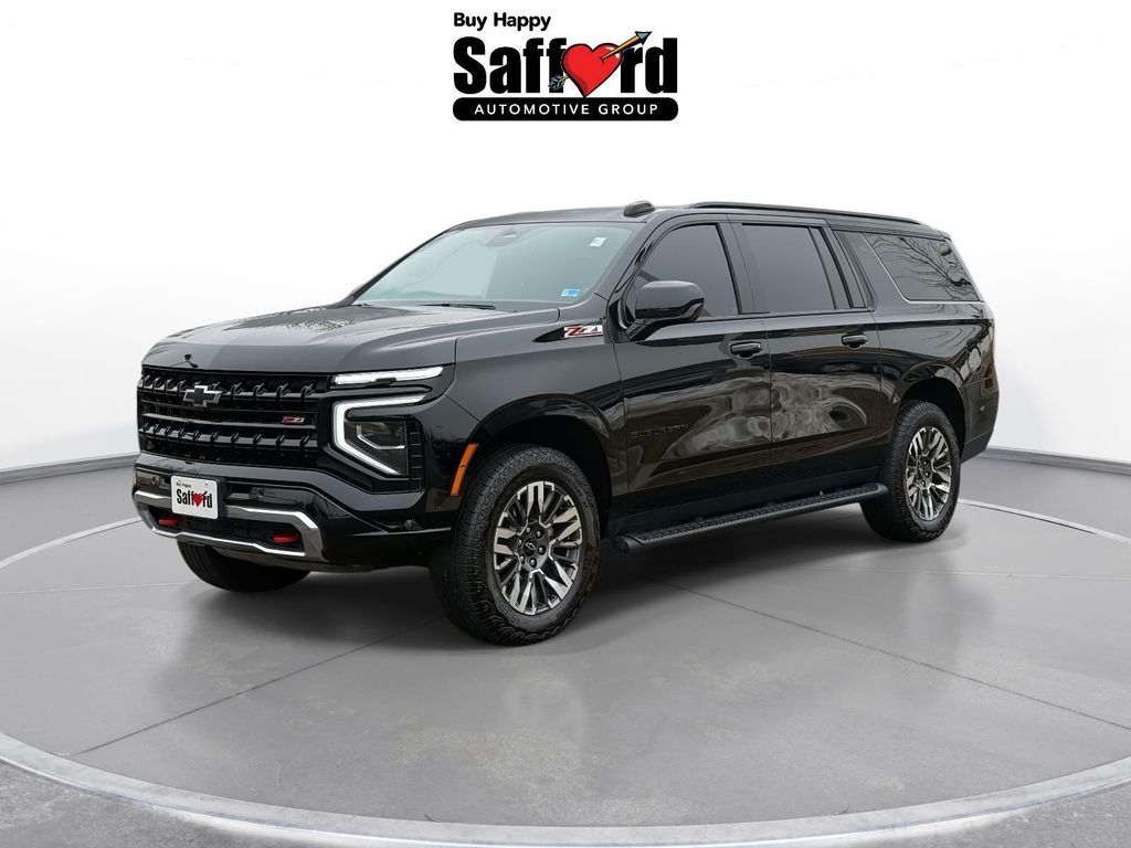 Black 2025 Chevrolet Suburban Z71 4WD SUV / Crossover Four-Wheel Drive