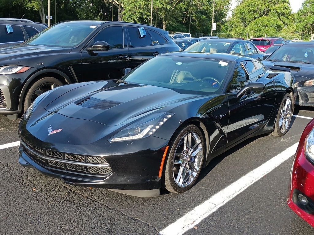 Black 2017 Chevrolet Corvette Coupe Rear-Wheel Drive 8-Speed Automatic
