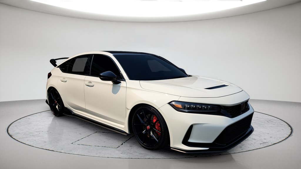 White 2024 Honda Civic Type R Hatchback Front-Wheel Drive 6-Speed Manual