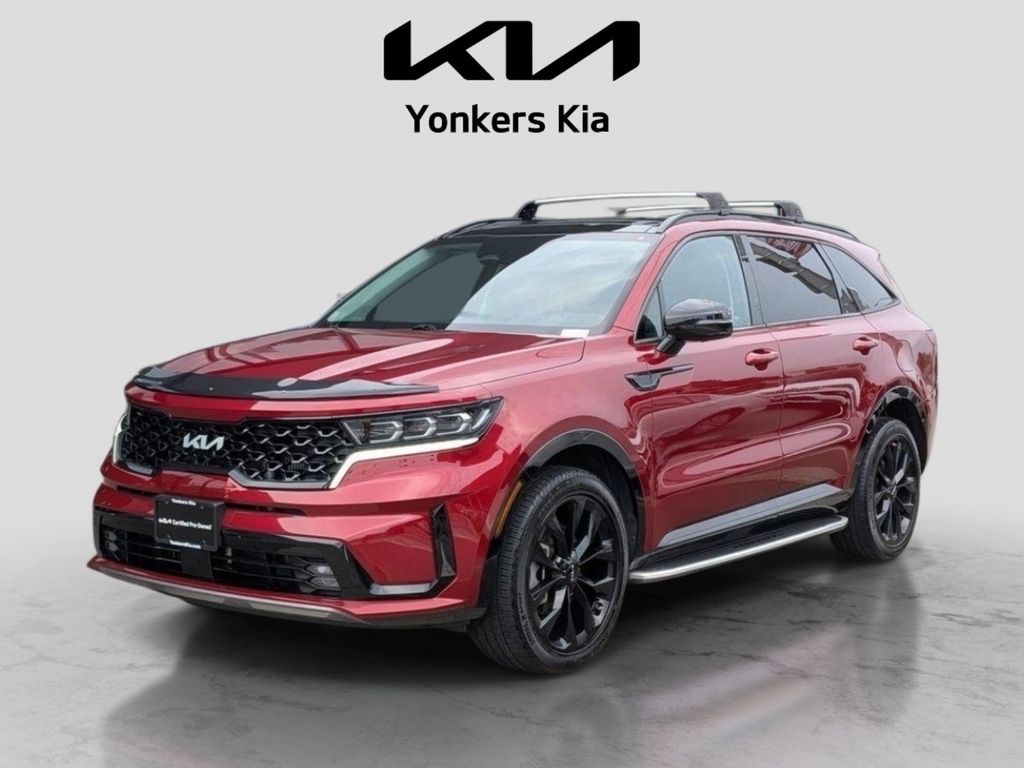 Passion Red Tintcoat 2022 Kia Sorento SUV / Crossover All-Wheel Drive 8-Speed Dual Clutch