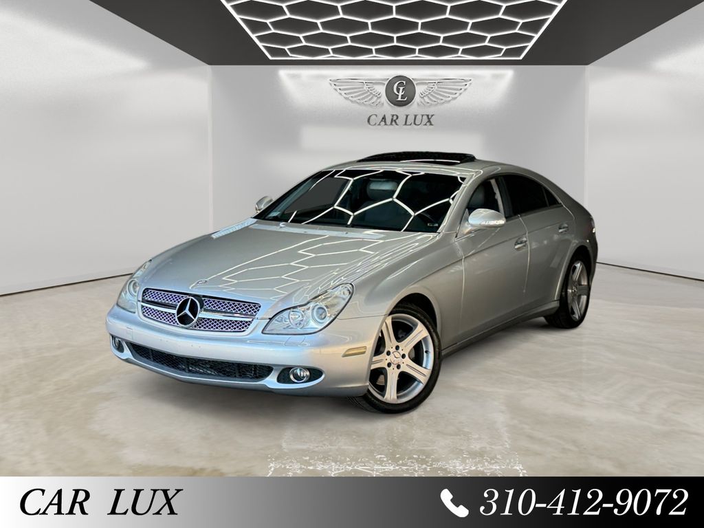 Iridium Silver Metallic 2006 Mercedes-Benz CLS Sedan Rear-Wheel Drive 7-Speed Automatic