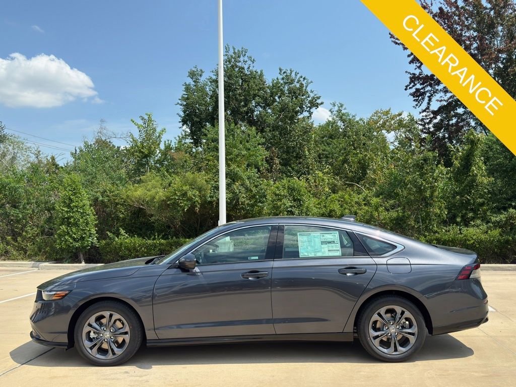 2025 Honda Accord Hybrid EX-L Gray at Classic Honda Galveston