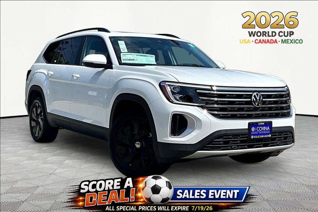 White 2026 Volkswagen Atlas SUV / Crossover Front-Wheel Drive 8-Speed Automatic