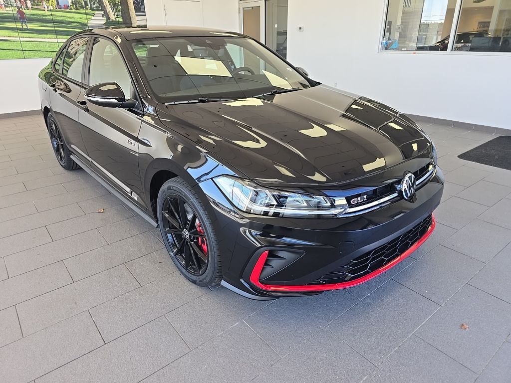 Deep Black Pearl 2026 Volkswagen Jetta GLI Autobahn FWD Sedan Front-Wheel Drive 6-Speed Manual