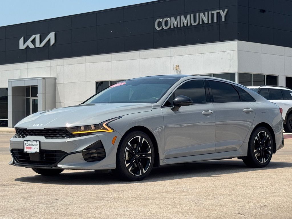 Wolf Gray 2023 Kia K5 GT-Line FWD Sedan Front-Wheel Drive 8-Speed Automatic