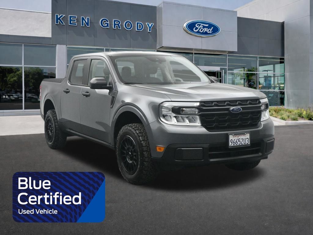 Carbonized Gray Metallic 2023 Ford Maverick XL SuperCrew FWD Pickup Truck Front-Wheel Drive 8-Speed Automatic